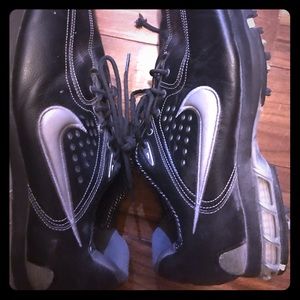 Men’s black nike golf shoes